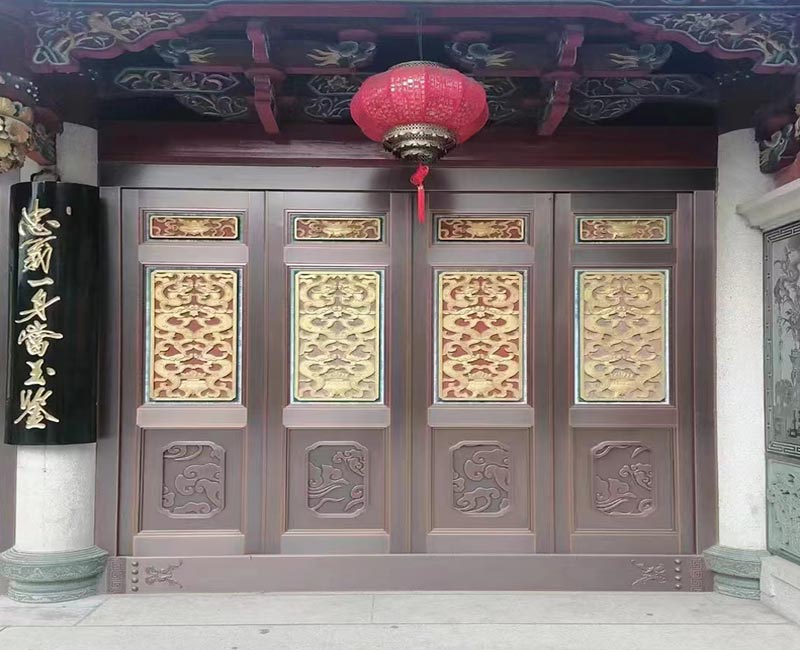 沈陽紫銅門純銅門